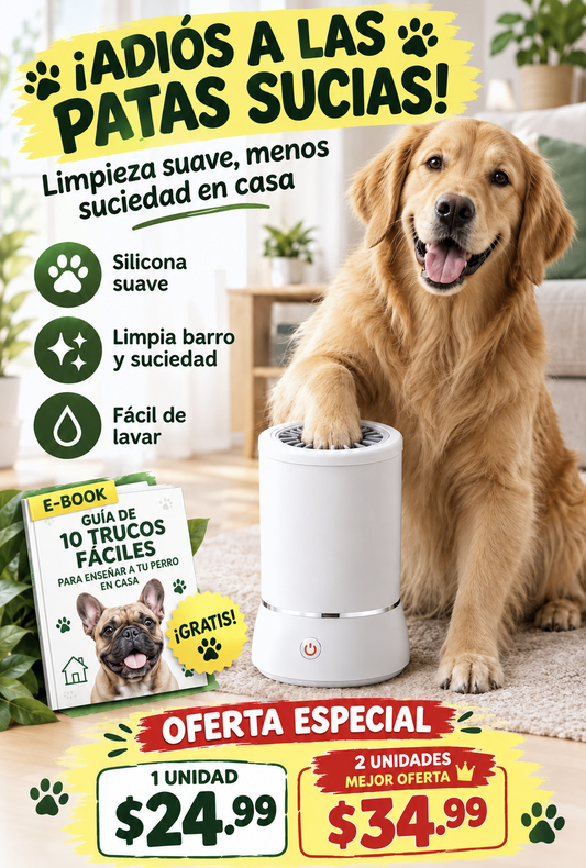 LIMPIADOR DE PATAS PARA MASCOTA